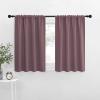 imageNICETOWN RV Blackout Curtains for Camper Windows Dry Rose 34quot x 30quot Set of 2 Kitchen Curtains Short Blackout Drapes Thermal Insulated Rod Pocket Window Treatment Draperies for Nursery
