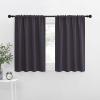 imageNICETOWN RV Blackout Curtains for Camper Windows Greyish Purple 29quot Wide by 40quot Long 2 PCs Short Blackout Curtains ampamp Drapes Thermal Insulated Blackout Curtain Panels for Kids Room Play Room