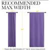imageNICETOWN Blackout Curtains for Living Curtains Lilac Purple 2 Panels 42 by 84 Room Darkening Window Curtain Panels EasyCare Solid Thermal Insulated DraperiesDrapes for Daughter Room