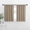 imageNICETOWN RV Blackout Curtains for Camper Windows Taupe 29quot Wide by 40quot Long 2 PCs Short Blackout Curtains ampamp Drapes Thermal Insulated Blackout Curtain Panels for Kids Room Play Room
