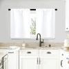 imageNICETOWN RV Curtains for Camper Windows White Curtains for Kitchen Window Home Decoration Light Filtering Drapes for Small Window 29quot Wide by 20quot Long 1 Pair