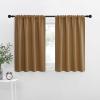 imageNICETOWN RV Blackout Curtains for Camper Windows Gold Brown 29quot Wide by 40quot Long 2 PCs Short Blackout Curtains ampamp Drapes Thermal Insulated Blackout Curtain Panels for Kids Room Play Room