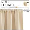 imageNICETOWN Room Darkening Curtains for Bedroom  Triple Weave Home Decoration Thermal Insulated Solid Drapes for Patio Door Biscotti Beige Set of 2 Panels 70 x 95 Inch