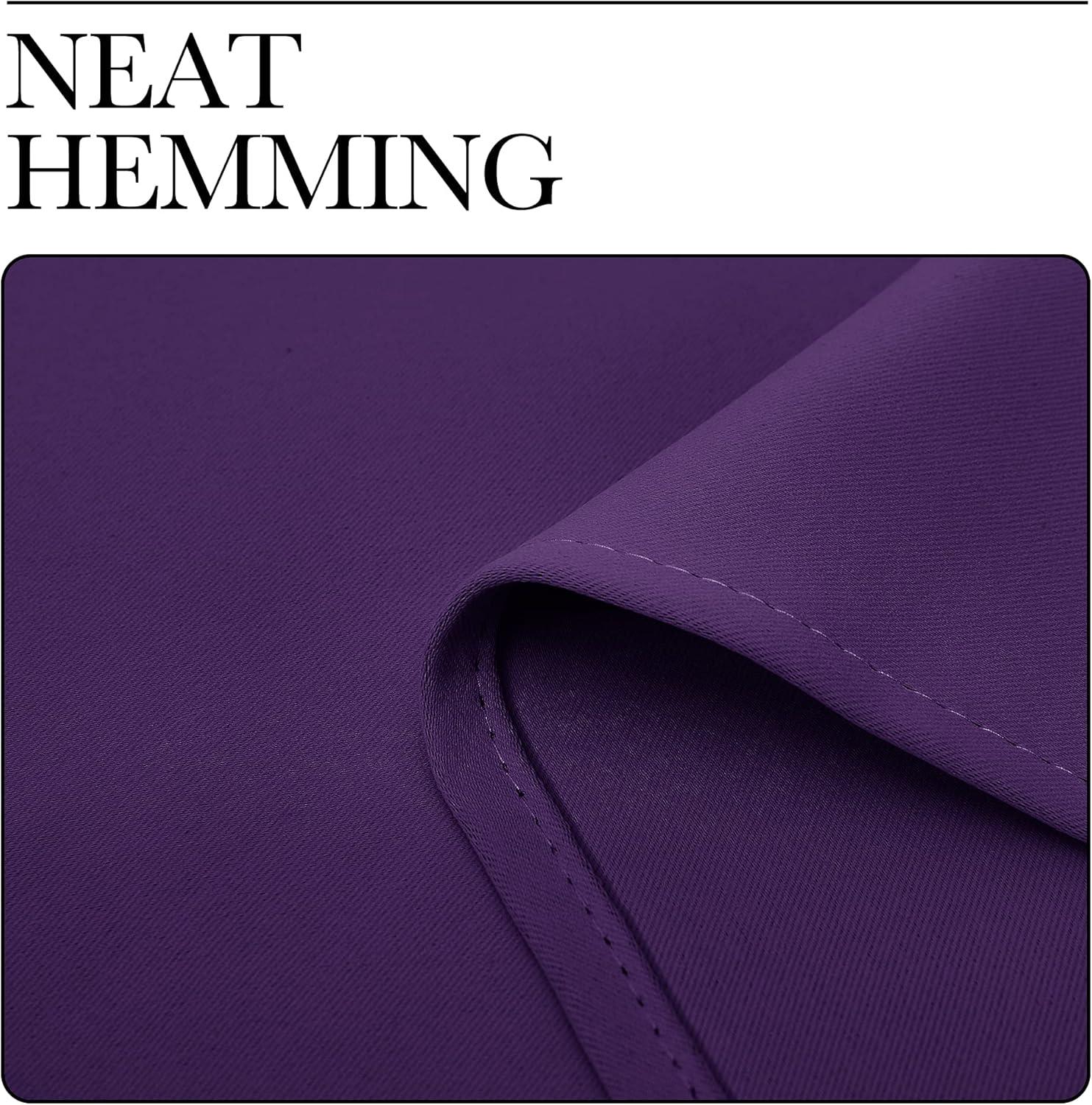 imageNICETOWN RV Blackout Curtains for Camper Windows Royal Purple 29quot Wide by 40quot Long 2 PCs Short Blackout Curtains ampamp Drapes Thermal Insulated Blackout Curtain Panels for Kids Room Play Room