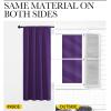 imageNICETOWN RV Blackout Curtains for Camper Windows Royal Purple 29quot Wide by 40quot Long 2 PCs Short Blackout Curtains ampamp Drapes Thermal Insulated Blackout Curtain Panels for Kids Room Play Room
