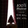 imageNICETOWN Red Christmas Buffalo Plaid Gingham Cafe 100 Blackout Curtains 36 Inch Length Farmhouse Rustic Checkered Half Window Tier Curtain for Kitchen Bathroom 26quot W x 36quot L 2 PanelsPlaid  Red Christmas  White