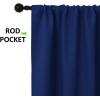 imageNICETOWN 2 Panels Blackout Curtains Rod Pocket Thermal Insulated Drapes for Kitchen Heavy Duty Small Window Treatment for Dorm Room Studio Apartment Basement Royal Blue W42 x L30