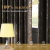imageNICETOWN 100 Blackou Curtains for Living Room Bedroom Silver and Gold Patterned Marble Print Full Light Blocking Thermal Insulated Noise Reducing Grommet Modern Drapes W52xL96 2 Panels BeigeNatural