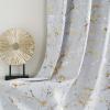 imageNICETOWN 100 Blackou Curtains for Living Room Bedroom Silver and Gold Patterned Marble Print Full Light Blocking Thermal Insulated Noise Reducing Grommet Modern Drapes W52xL96 2 Panels BeigeGreyish White