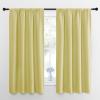 imageNICETOWN RV Blackout Curtains for Camper Windows Paler Yellow 29quot Wide by 50quot Long 2 PCs Short Blackout Curtains ampamp Drapes Thermal Insulated Blackout Curtain Panels for Kids Room Play Room
