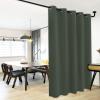 imageNICETOWN Dark Mallard Bedroom Blackout Curtain Panel 1 Panel 70 x 84 inch Privacy Window Thermal Insulated Blackout DrapeDrapery for Loft Guestroom