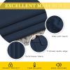 imageNICETOWN Bedroom Window Blackout Curtain Panel  Thermal Insulated Blackout DrapeDrapery for Loft Guestroom Navy 1 Panel 80 x 84 inch