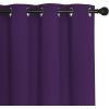 imageNICETOWN Door Curtain for Closet Doors 80 Inches Long 1 Panel Blackout Doorway Curtain for Open Closet Bedroom Room Divider Living Room for Privacy Royal Purple 1 Panel 46W x 80L