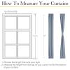 imageNICETOWN Linen Door Curtain for Windows 100 Blackout French Door Curtains for Privacy Thermal Insulated Window Covering for Bedroom Living Room Stone Blue 30quot W x 72quot L 1 PanelStone Blue