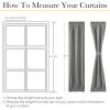 imageNICETOWN Linen Door Curtain for Windows 100 Blackout French Door Curtains for Privacy Thermal Insulated Window Covering for Bedroom Living Room Stone Blue 30quot W x 72quot L 1 PanelGrey