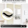 imageNICETOWN No Drill Roman Shadeo No Tools Door Blinds for Side Door Privacy Thermal Insulation Magnetic Window Curtains for French Front 1 Panel 22quot W x 64quot L Biscotti BeigeLight Beige