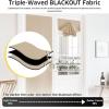 imageNICETOWN No Drill Roman Shadeo No Tools Door Blinds for Side Door Privacy Thermal Insulation Magnetic Window Curtains for French Front 1 Panel 22quot W x 64quot L Biscotti BeigeMagnetic  Biscotti Beige