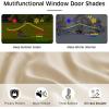imageNICETOWN No Drill Roman Shadeo No Tools Door Blinds for Side Door Privacy Thermal Insulation Magnetic Window Curtains for French Front 1 Panel 22quot W x 64quot L Biscotti BeigeBiscotti Beige