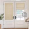 imageNICETOWN No Drill Roman Shadeo No Tools Door Blinds for Side Door Privacy Thermal Insulation Magnetic Window Curtains for French Front 1 Panel 22quot W x 64quot L Biscotti BeigeBiscotti Beige