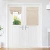 imageNICETOWN No Drill Roman Shadeo No Tools Door Blinds for Side Door Privacy Thermal Insulation Magnetic Window Curtains for French Front 1 Panel 22quot W x 64quot L Biscotti BeigeLight Beige