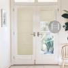 imageNICETOWN No Drill Roman Shadeo No Tools Door Blinds for Side Door Privacy Thermal Insulation Magnetic Window Curtains for French Front 1 Panel 22quot W x 64quot L Biscotti BeigeLight Beige