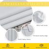 imageNICETOWN Patio Door Curtain Room Darkening Drapes Grommet Light ampamp Heat Blocking Room Divider Curtain Panel Window Drape for BedroomLiving Room Greyish White W80 x L90 1 Panel