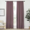 imageNICETOWN Living Room Darkening Curtains  Dry Rose Color W42 x L70 Set of 2 Home Decor Room Darkening Thermal Insulated Drapery Panels for OfficeSchoolHospital Window