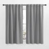 imageNICETOWN RV Curtains for Camper Windows  Silver Grey Color 34x54 Inch 2 Panels Set Thermal Insulated Room Darkening Blackout DrapesDraperies with Rod Pocket ampamp Back Tab for Half Window