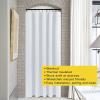 imageNICETOWN Room Darkning Blinds for Patio Door Sliding Door Insulated Blackout Curtains Extra Wide Curtain for VillaHallParlor Cappuccino 70 inches W x 84 inches L Single PanelGreyish White