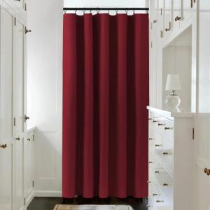 imageNICETOWN Room Darkning Blinds for Patio Door Sliding Door Insulated Blackout Curtains Extra Wide Curtain for VillaHallParlor Cappuccino 70 inches W x 84 inches L Single PanelBurgundy Red