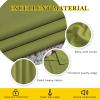 imageNICETOWN Light Reducing Grommet Curtains  Triple Woven Textured Soft Curtain Panels for Living Room Window Treatment Drapes for Sliding Door W80 x L108 Fresh Green 2 Pieces