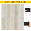 imageNICEETOWN 100 Blackout Door Curtain Light Green Linen Blended Privacy French Short Door Curtain for Patio Sidelight Shade for Glass 25 x 40 inches 1 PanelNatural Beige