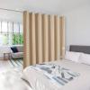 imageNICETOWN Wall Dividers for Rooms Sound Barrier Room Divider Curtain Screen Partition Function Thermal Blackout Patio Door Panel Sliding Door Insulated Curtain Dark Mallard 83ft Wide x 8ft LongBiscotti Beige
