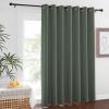 imageNICETOWN Wall Dividers for Rooms Sound Barrier Room Divider Curtain Screen Partition Function Thermal Blackout Patio Door Panel Sliding Door Insulated Curtain Dark Mallard 83ft Wide x 8ft LongDark Mallard