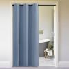 imageNICETOWN Wall Dividers for Rooms Sound Barrier Room Divider Curtain Screen Partition Function Thermal Blackout Patio Door Panel Sliding Door Insulated Curtain Dark Mallard 83ft Wide x 8ft LongStone Blue