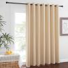 imageNICETOWN Wall Dividers for Rooms Sound Barrier Room Divider Curtain Screen Partition Function Thermal Blackout Patio Door Panel Sliding Door Insulated Curtain Dark Mallard 83ft Wide x 8ft LongBiscotti Beige
