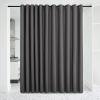 imageNICETOWN Wall Dividers for Rooms Sound Barrier Room Divider Curtain Screen Partition Function Thermal Blackout Patio Door Panel Sliding Door Insulated Curtain Dark Mallard 83ft Wide x 8ft LongGrey