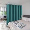 imageNICETOWN Wall Dividers for Rooms Sound Barrier Room Divider Curtain Screen Partition Function Thermal Blackout Patio Door Panel Sliding Door Insulated Curtain Dark Mallard 83ft Wide x 8ft LongSea Teal