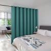 imageNICETOWN Wall Dividers for Rooms Sound Barrier Room Divider Curtain Screen Partition Function Thermal Blackout Patio Door Panel Sliding Door Insulated Curtain Dark Mallard 83ft Wide x 8ft LongSea Teal
