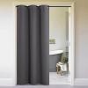 imageNICETOWN Wall Dividers for Rooms Sound Barrier Room Divider Curtain Screen Partition Function Thermal Blackout Patio Door Panel Sliding Door Insulated Curtain Dark Mallard 83ft Wide x 8ft LongGrey