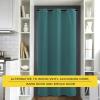 imageNICETOWN Wall Dividers for Rooms Sound Barrier Room Divider Curtain Screen Partition Function Thermal Blackout Patio Door Panel Sliding Door Insulated Curtain Dark Mallard 83ft Wide x 8ft LongSea Teal
