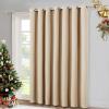 imageNICETOWN Wall Dividers for Rooms Sound Barrier Room Divider Curtain Screen Partition Function Thermal Blackout Patio Door Panel Sliding Door Insulated Curtain Dark Mallard 83ft Wide x 8ft LongBiscotti Beige