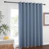 imageNICETOWN Wall Dividers for Rooms Sound Barrier Room Divider Curtain Screen Partition Function Thermal Blackout Patio Door Panel Sliding Door Insulated Curtain Dark Mallard 83ft Wide x 8ft LongStone Blue