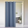 imageNICETOWN Wall Dividers for Rooms Sound Barrier Room Divider Curtain Screen Partition Function Thermal Blackout Patio Door Panel Sliding Door Insulated Curtain Dark Mallard 83ft Wide x 8ft LongStone Blue