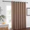 imageNICETOWN Wall Dividers for Rooms Sound Barrier Room Divider Curtain Screen Partition Function Thermal Blackout Patio Door Panel Sliding Door Insulated Curtain Dark Mallard 83ft Wide x 8ft LongCappuccino