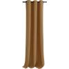 imageNICETOWN Wall Dividers for Rooms Sound Barrier Room Divider Curtain Screen Partition Function Thermal Blackout Patio Door Panel Sliding Door Insulated Curtain Dark Mallard 83ft Wide x 8ft LongGold Brown