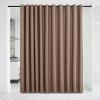 imageNICETOWN Wall Dividers for Rooms Sound Barrier Room Divider Curtain Screen Partition Function Thermal Blackout Patio Door Panel Sliding Door Insulated Curtain Dark Mallard 83ft Wide x 8ft LongCappuccino