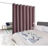 imageNICETOWN Wall Dividers for Rooms Sound Barrier Room Divider Curtain Screen Partition Function Thermal Blackout Patio Door Panel Sliding Door Insulated Curtain Dark Mallard 83ft Wide x 8ft LongDry Rose