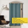 imageNICETOWN Wall Dividers for Rooms Sound Barrier Room Divider Curtain Screen Partition Function Thermal Blackout Patio Door Panel Sliding Door Insulated Curtain Dark Mallard 83ft Wide x 8ft LongGreyish Blue