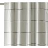 imageNICETOWN 100 Blackout Plaid Curtains 90 inches Long for Bedroom Rod Pocket ampamp Back Tab Brighton Windowpane Pattern Window Treatments for Living Room Taupe W52 x L90 2 PanelsBlack